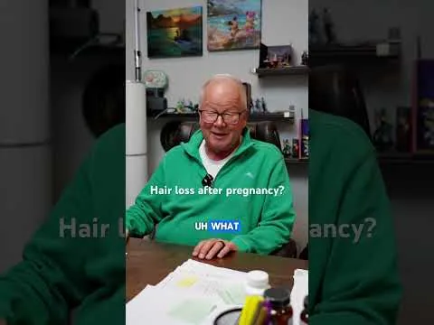 Losing hair after pregnancy and being told it's just “telogen effluvium”? 😤 video thumbnail