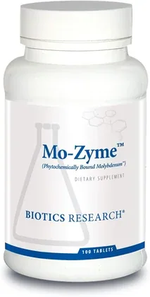 Mo-Zyme Molybdenum packaging