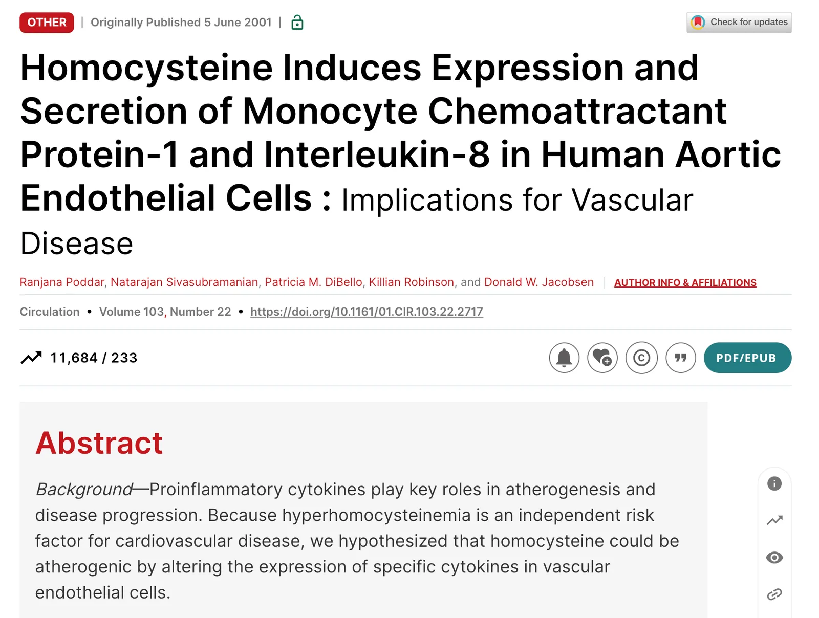 Illustration from The Hidden Molecule Driving Inflammation: Understanding the Purser Model of Homocysteine